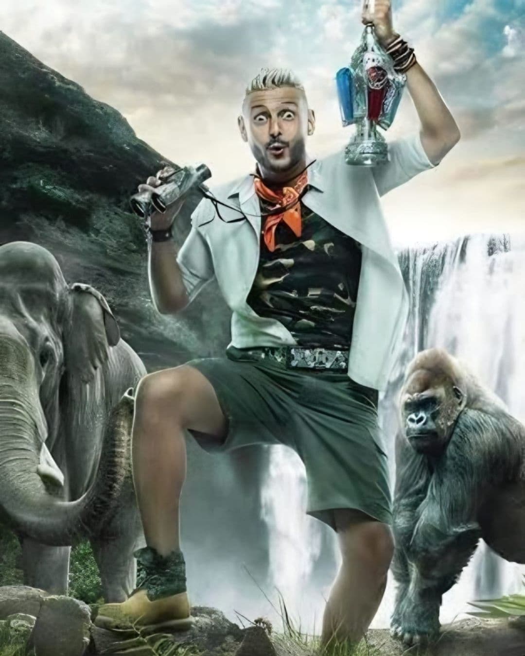 Ramez in the Waterfall - MBC Group / Prime Arabic TV film production in Indonesia